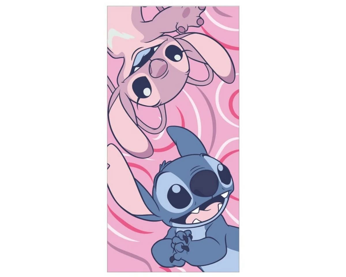 Lilo & Stitch Strandtuch Rosa Schnelltrocknend - Bild 2