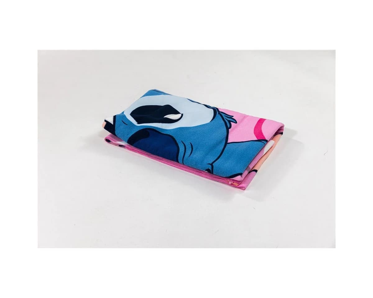Lilo & Stitch Strandtuch Rosa Schnelltrocknend - Bild 4