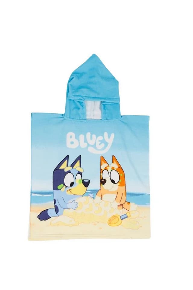 Bluey Badeponcho für Kinder – Kapuzenponcho aus weichem Polyester - Bild 2