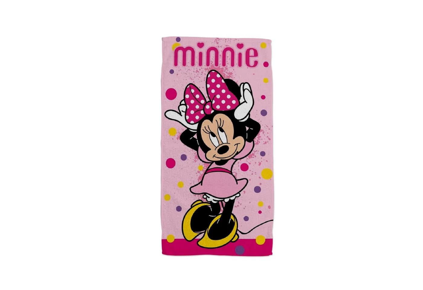 Disney Minnie Mouse Strandtuch Rosa Saugstark Weich - Bild 2