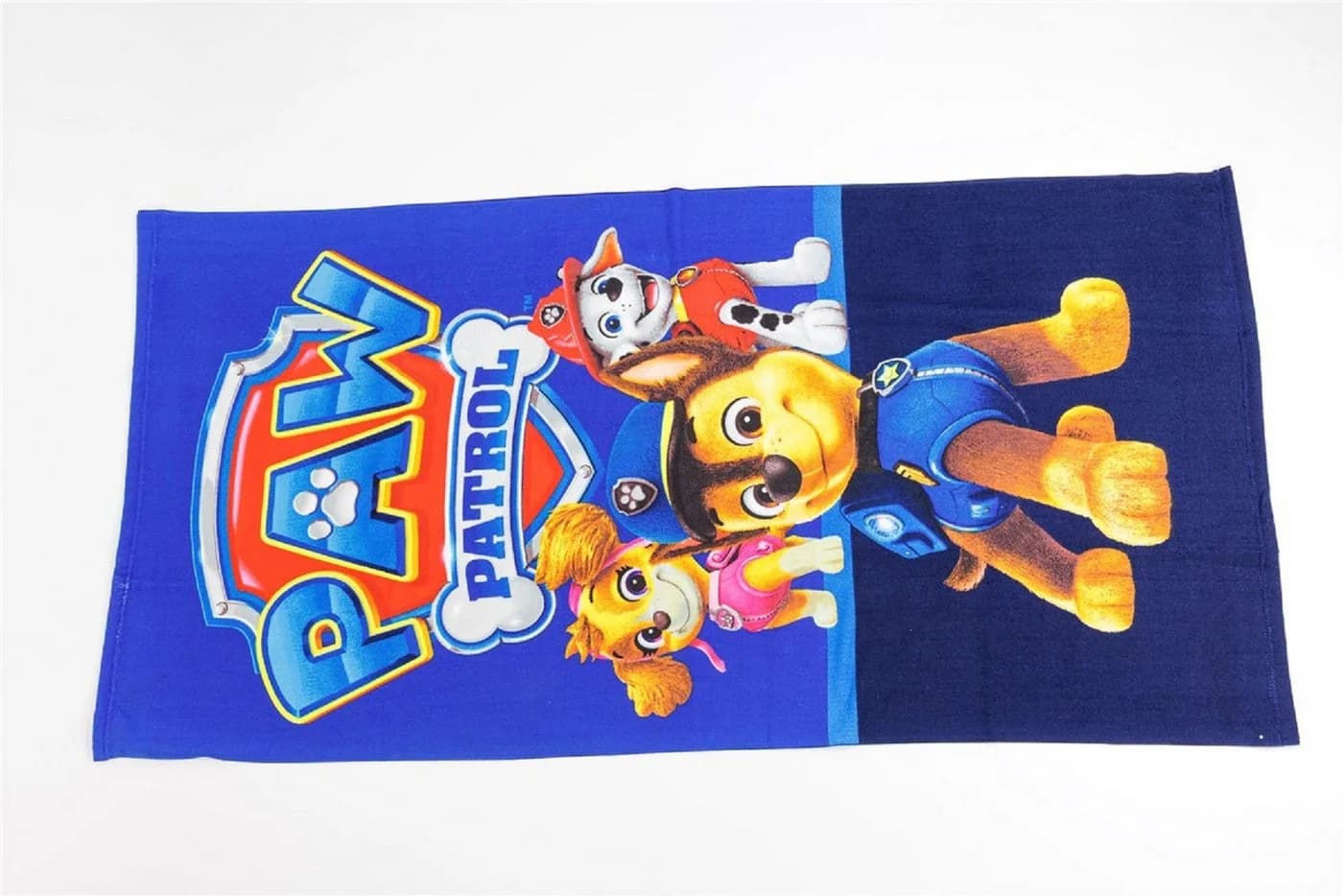PAW PATROL Strandtuch Badehandtuch Blau Polyester - Bild 3