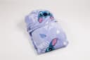 Lilo & Stitch Wohndecke mit Kapuze Flanell Lila 120x150 cm Bild 4