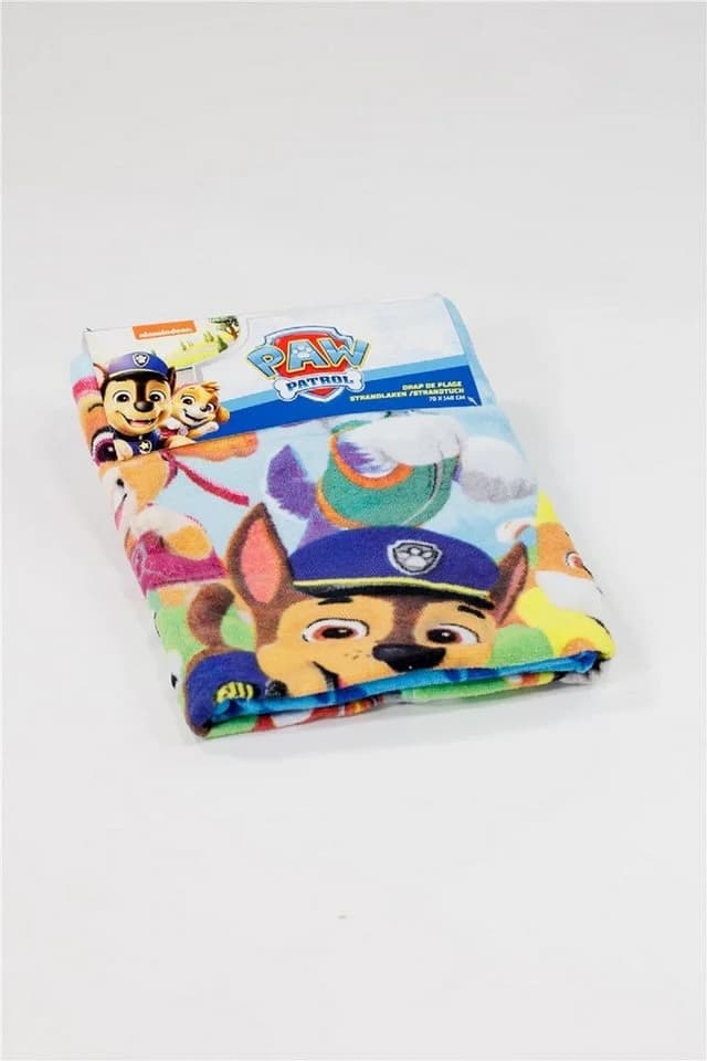 Paw Patrol Strandtuch Baumwolle Blau 70x140 cm Badehandtuch