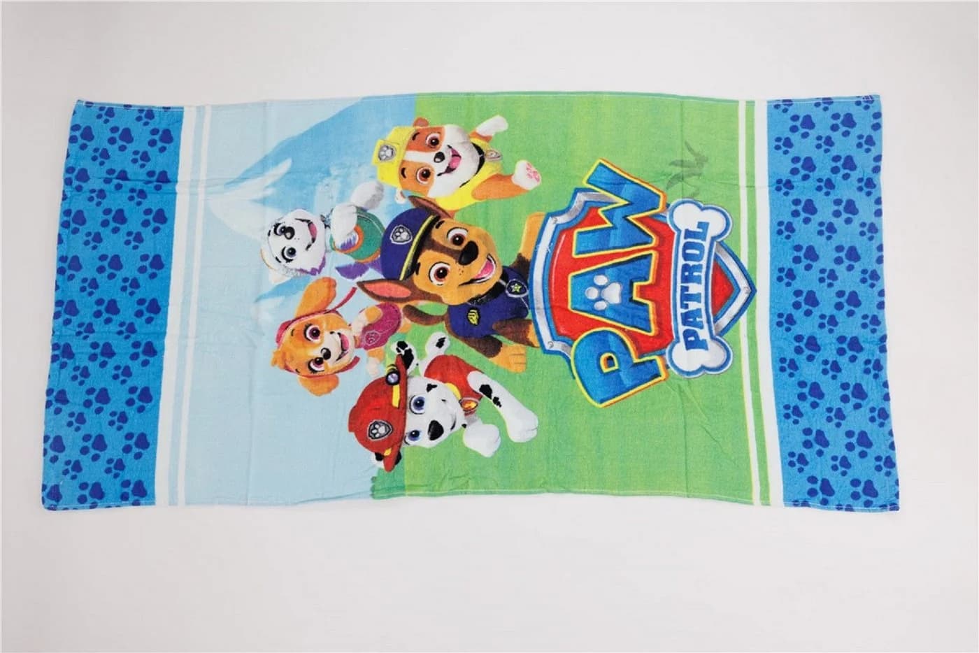 Paw Patrol Strandtuch Baumwolle Blau 70x140 cm Badehandtuch - Bild 4