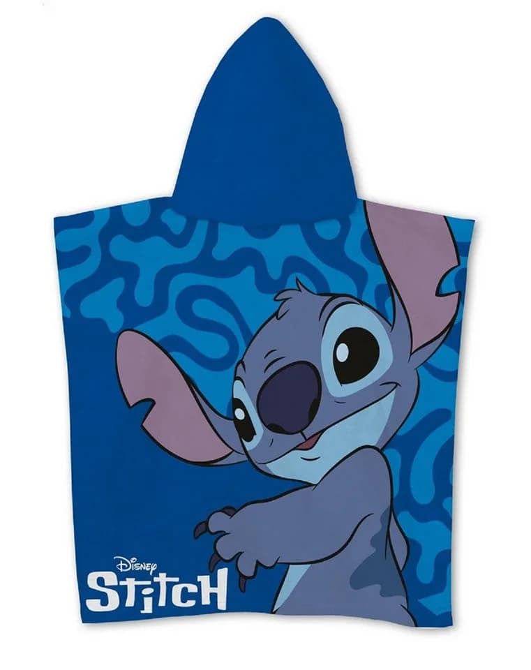 Lilo & Stitch Kinder Badeponcho mit Kapuze Polyester