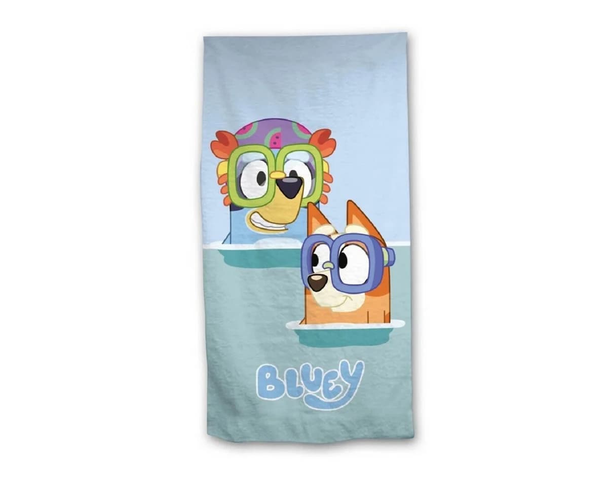 Bluey Strandtuch Baumwolle 70x140 cm Blau - Bild 2