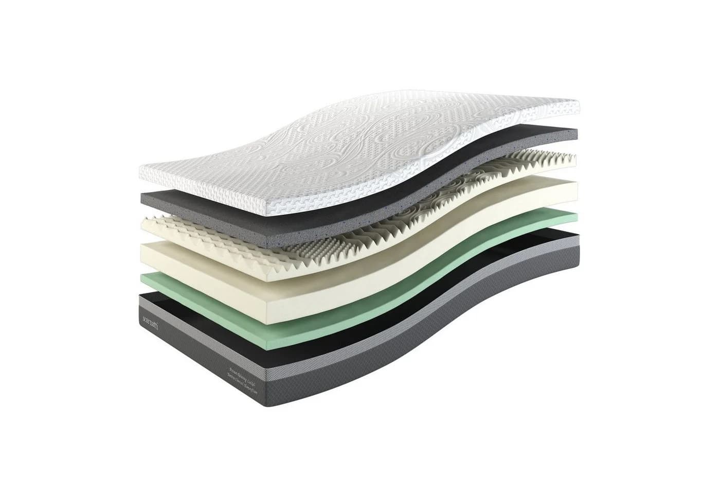 Scarnatti Gel Memory Foam Matratze 7-Zonen Druckentlastung 27cm Höhe - Bild 3