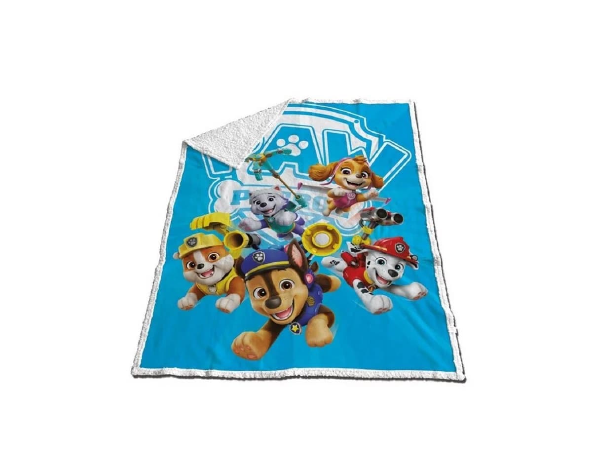 Aymax sprl Wohndecke PAW Patrol Sherpa Kuscheldecke 120x150 cm