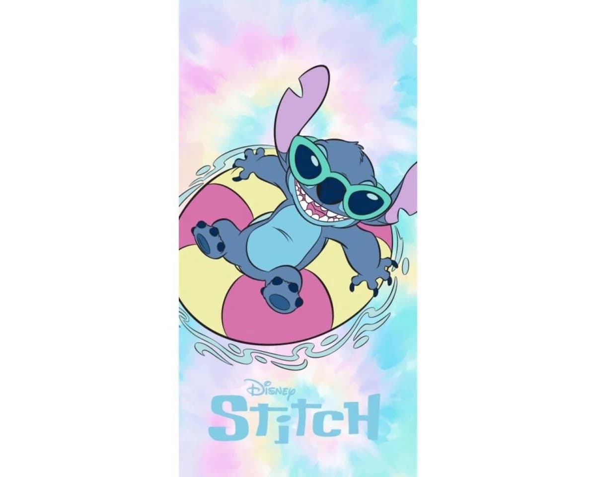 Lilo & Stitch Strandtuch Badetuch Rosa 70 × 140 cm - Bild 2