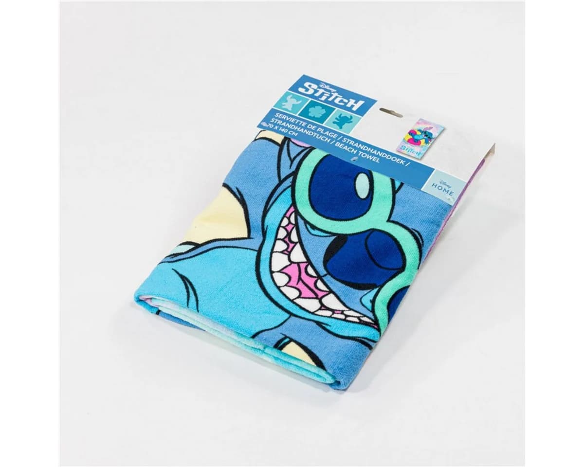 Lilo & Stitch Strandtuch Badetuch Rosa 70 × 140 cm - Bild 3