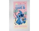 Lilo & Stitch Strandtuch Rosa 70x140 cm Bild 1