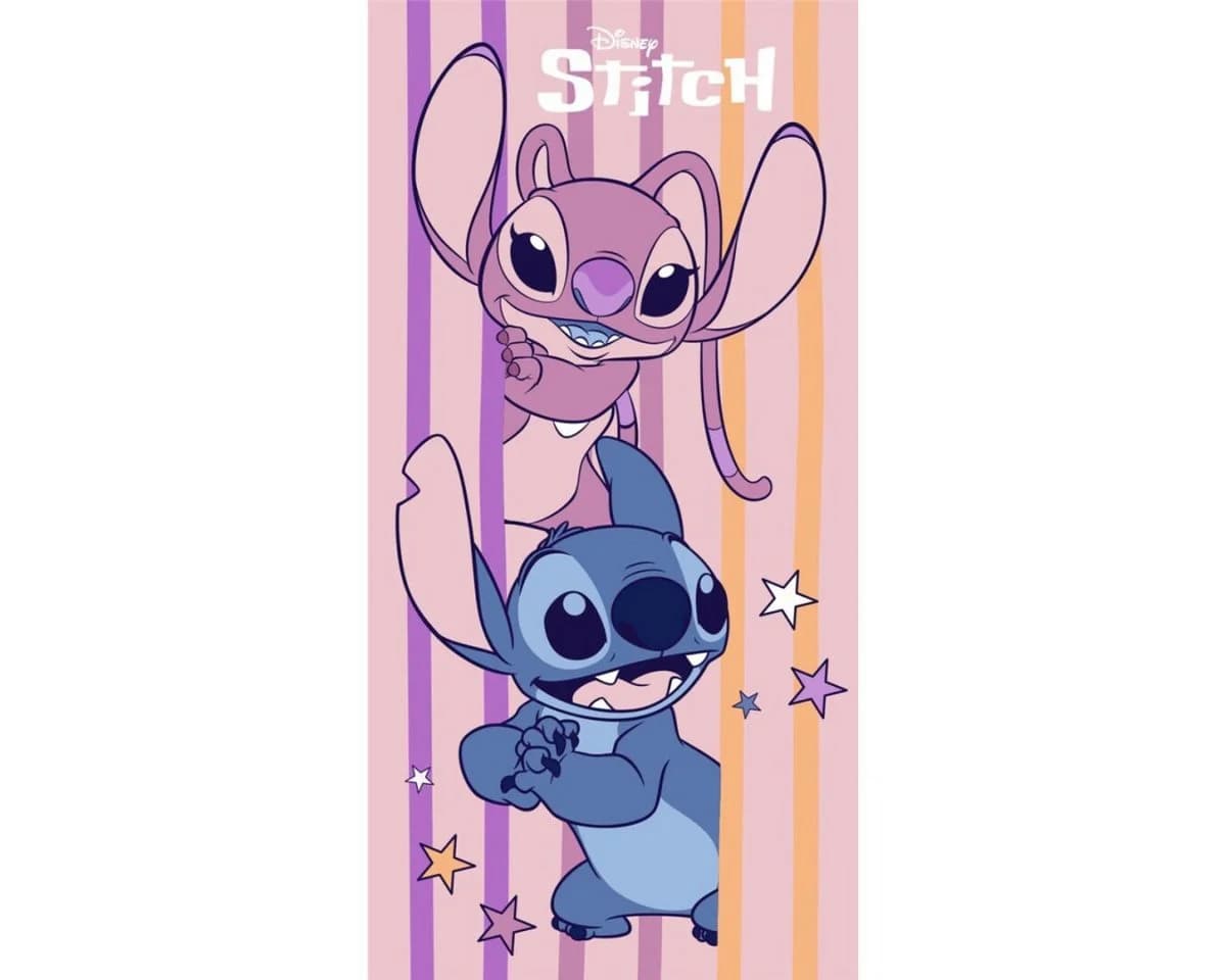 Lilo & Stitch Strandtuch Rosa 70 × 140 cm - Bild 2