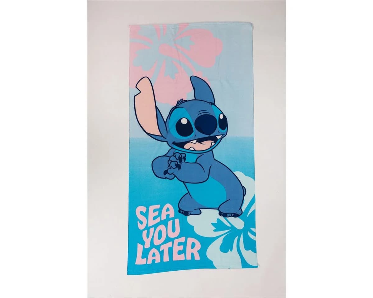 Lilo & Stitch Strandtuch Badetuch Rosa