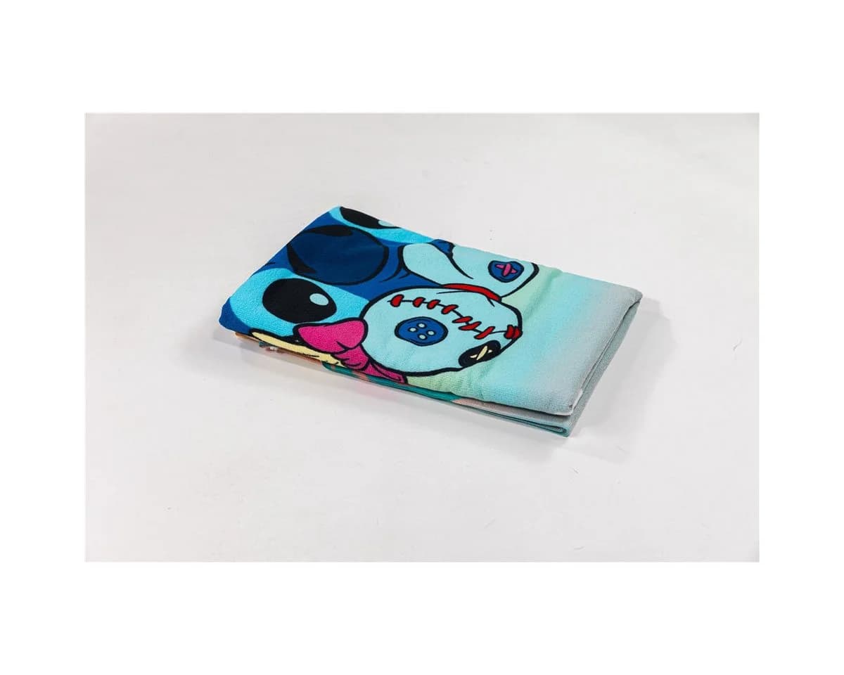 Lilo & Stitch Strandtuch Badetuch Rosa 70 × 140 cm leicht und schnelltrocknend - Bild 3