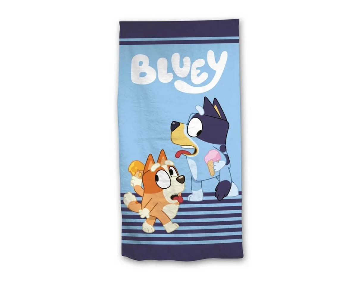 Bluey Kinder Strandtuch 140x70 cm Polyester Badehandtuch - Bild 2