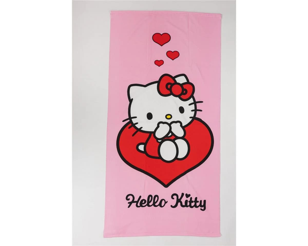Hello Kitty Strandtuch 70x140 cm Mehrfarbig - Bild 1