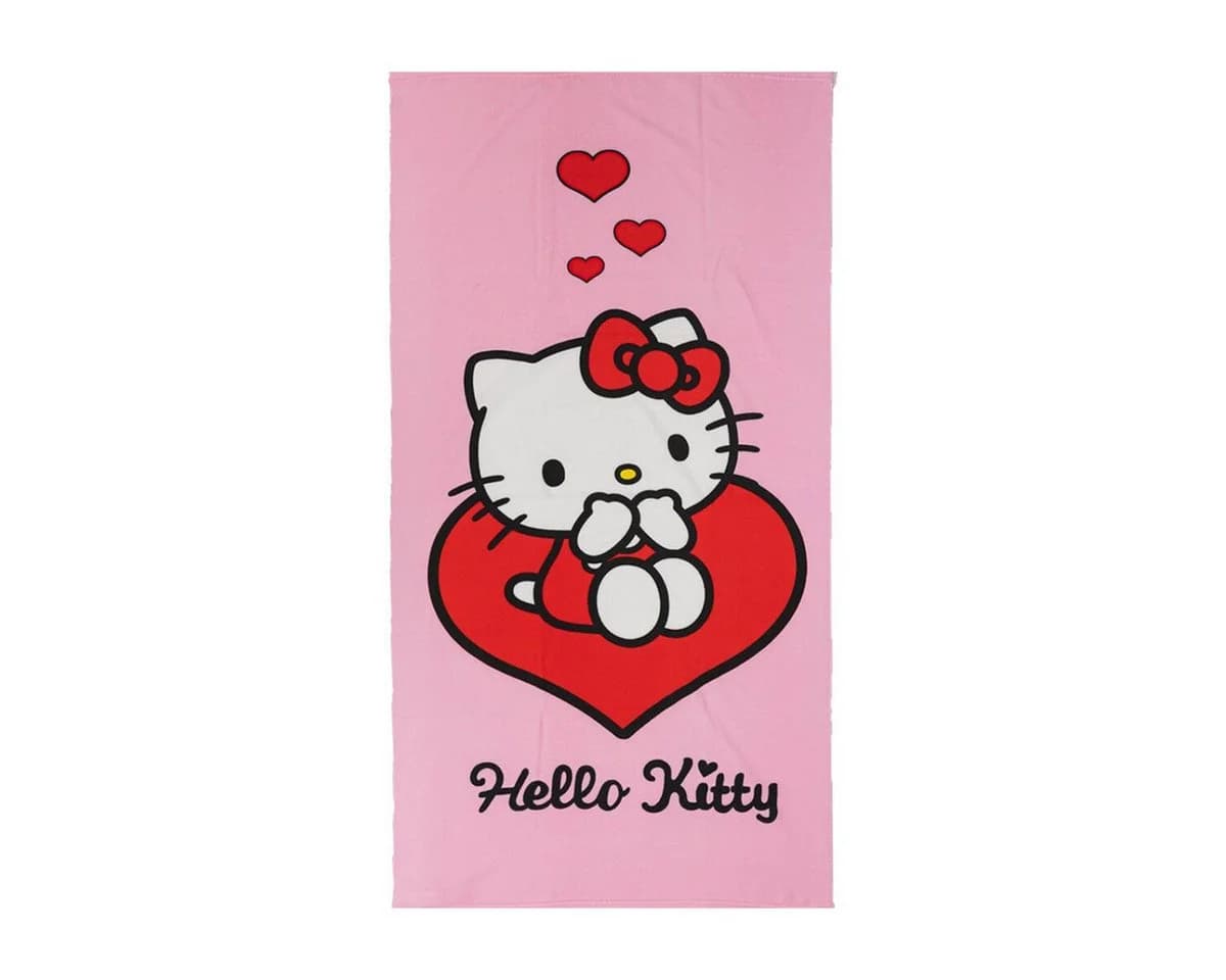 Hello Kitty Strandtuch 70x140 cm Mehrfarbig - Bild 3