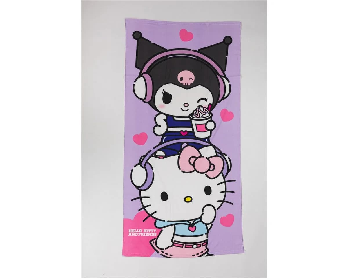 Hello Kitty Strandtuch Badetuch 70x140 cm leicht