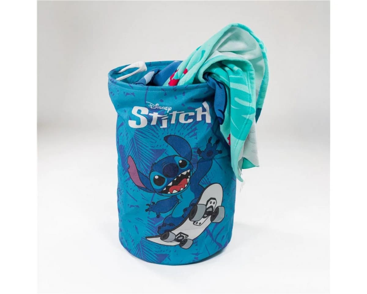 Disney Wäschekorb Stitch Wäschesack Blau Kinderzimmer