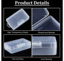 Benecreat Aufbewahrungsbox 4er Set Transparent mit Klappdeckel Bild 4