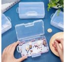 Benecreat Aufbewahrungsbox 4er Set Transparent mit Klappdeckel Bild 5