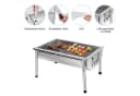 SunJas Tragbarer Klappgrill Edelstahl Campinggrill Bild 3