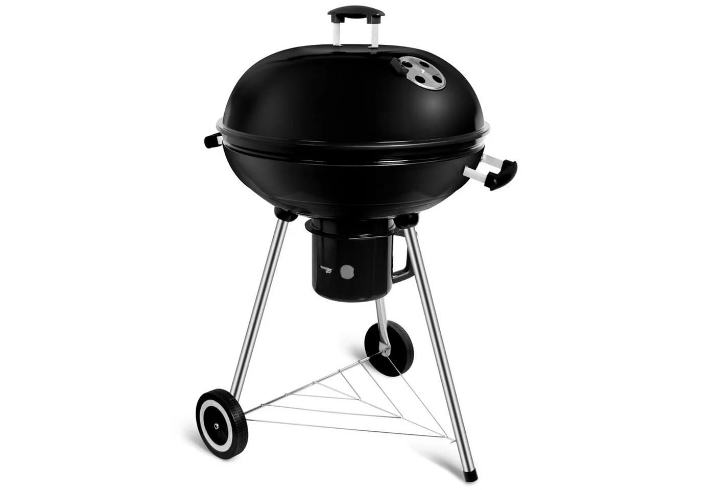 SunJas Kugelgrill CA-208 Emaille Edelstahl mit Rollen - Bild 2