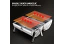 SunJas Klappgrill Edelstahl Holzkohlegrill Campinggrill Bild 5
