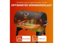 SunJas Holzkohlegrill K-4930 Schwarz mit Thermometer Bild 3