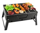 SunJas Klappbarer Holzkohlegrill Edelstahl Tragbarer Campinggrill Bild 2