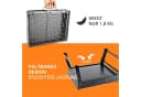 SunJas Klappbarer Holzkohlegrill Edelstahl Tragbarer Campinggrill Bild 3