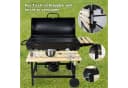 SunJas Holzkohlegrill XXL mit Thermometer und Seitenablagen Bild 1