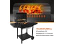 SunJas Holzkohlegrill XXL mit Deckel und Thermometer Bild 1