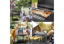 SunJas Holzkohlegrill XXL mit Deckel und Thermometer Bild 5