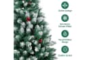 SunJas Künstlicher Weihnachtsbaum mit Schnee, Beeren & Zapfen Bild 4