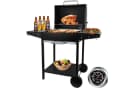 SunJas Holzkohlegrill XXL Grillwagen mit Deckel und Seitentisch Bild 2