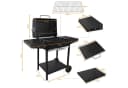 SunJas Holzkohlegrill XXL Grillwagen mit Deckel und Seitentisch Bild 5
