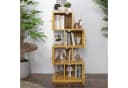 FUFU&GAGA Sideboard mit 4 Türen Holzfarbe Rattan Bild 4