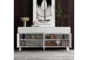 FUFU&GAGA Sideboard Komodenschrank 4 Türen 1 Schublade Weiß Bild 3