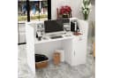 FUFU&GAGA Empfangstheke Weiß mit Schubladen und Schrank Bild 4