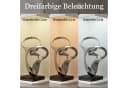 FUFU&GAGA Empfangstheke mit LED-Beleuchtung Weiß MDF Bild 5