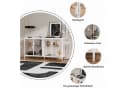 FUFU&GAGA Glas-Sideboard mit Beleuchtung 3 Farben Bild 5