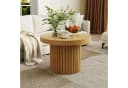 Couchtisch im Naturholzstil aus MDF-Platte und Naturholz Bild 1