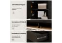 FUFU&GAGA Sideboard Modernes Sideboard, Kommode, schwarz matt, MDF Bild 5
