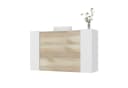 HOMSEE Empfangstheke Holz-Weiß Modern MDF Stauraum Bild 3