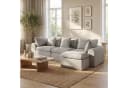 FUFU&GAGA Ecksofa Modulares Wolken-Sofa mit Armlehnen, Bouclé, hellgrau Bild 3