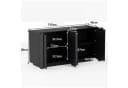 FUFU&GAGA Sideboard 150 cm Schwarz Modern Bild 3