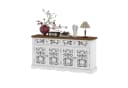 HOMSEE Sideboard Kommode Rokoko Weiß mit Schubladen & Türen Bild 3