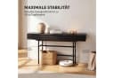 FUFU&GAGA Sideboard 160cm Schwarz Rillen-Design Bild 5