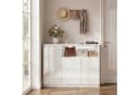 FUFU&GAGA Sideboard Hochglanz 120cm mit LED-Beleuchtung Bild 1
